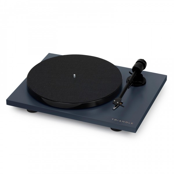 Triangle Lunar 1 Turntable, Blue Front View