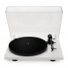 Triangle Lunar 1 Turntable, Cream Forward View