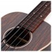 Kala Fretless U-Bass Electro-Acoustic Ukulele, Striped Ebony