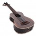 Kala Fretless U-Bass Electro-Acoustic Ukulele, Striped Ebony