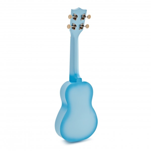Kala Makala Dolphin Soprano Ukulele, Light Blue Burst