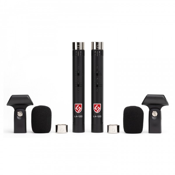 LA-120 Stereo Matched Studio Microphoners - Full