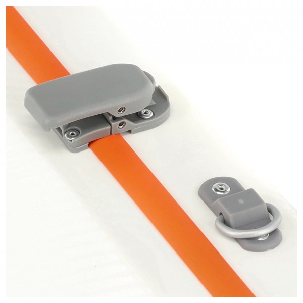 Gewa Polycarbonate Oblong Violin Case, White and Orange