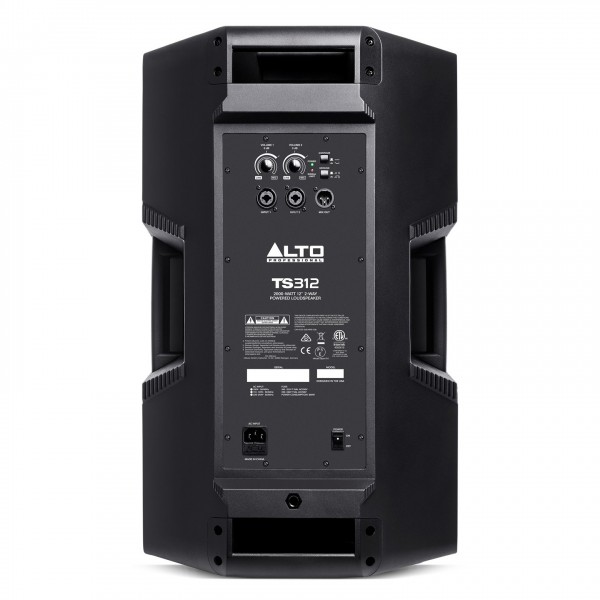 Alto TS312 2000 Watt Active Speaker - Rear