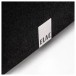 ELAC Varro PS250 Subwoofer - detail shot of logo