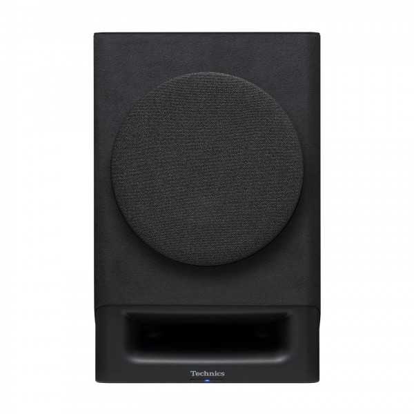 Technics SC-CX700B-H Active Speakers (Pair), Black Grille View