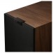 KEF Q1 Meta Bookshelf Speakers, Walnut (TH) Close Up View