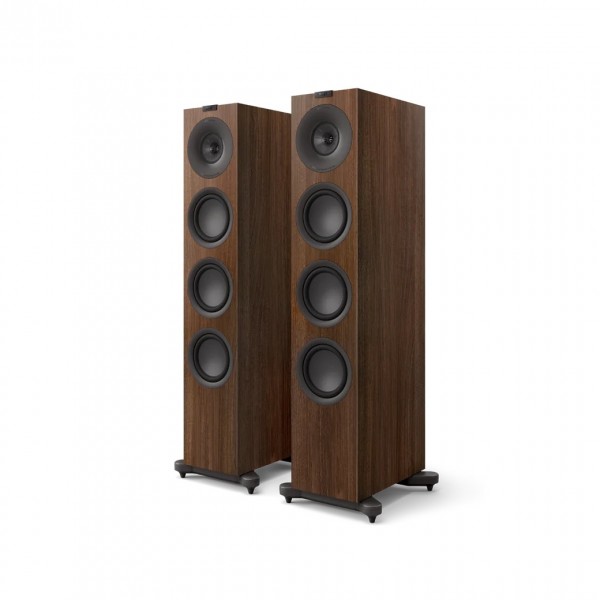 KEF Q11 Meta Floorstanding Speakers (Pair), Walnut