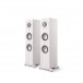 KEF Q7 Meta Floorstanding Speakers (Pair), Satin White