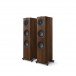 KEF Q7 Meta Floorstanding Speakers (Pair), Walnut