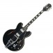 Epiphone Shinichi Ubukata ES-355 Custom Bigsby, Ebony - Front