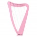 playLITE 15 String Harp by Gear4music, Pink