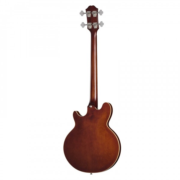 Epiphone Jack Casady Fretless Bass, Aged Royal Tan - Back