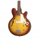 Epiphone Jack Casady Fretless Bass, Aged Royal Tan - Body