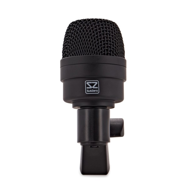 SubZero 5 Piece Drum Microphone Set with Case and Clamps