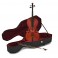 Student Plus Cello i Fuld Størrelse med Kuffert fra Gear4music
