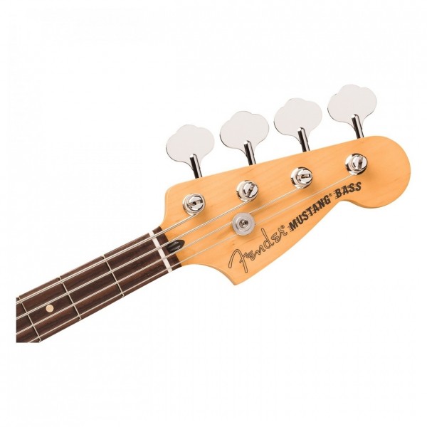 Fender Player II Mustang Bass with Gig Bag or Case - Headstock, Front