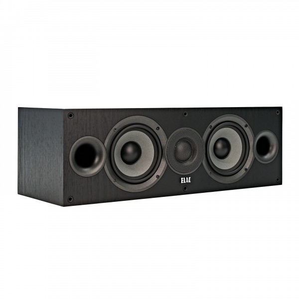 ELAC Debut C5.2 Vinyl Centre Speaker, Black Ash