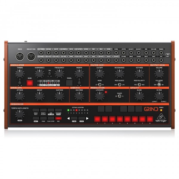 Behringer GRIND Hybrid Semi-Modular Synth - Top