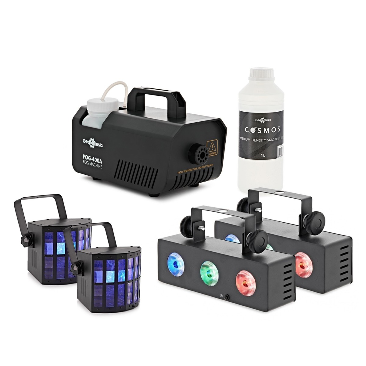 LED Derby Lights and Effects Party Pack by Gear4music at Gear4music