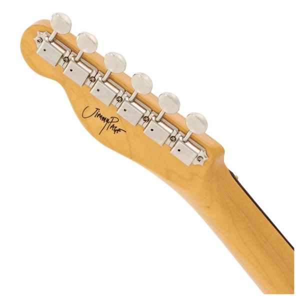 Fender Jimmy Page Mirror Telecaster RW, White Blonde head