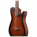 Ibanez FRH10N, Brown Sunburst Flat angle close up