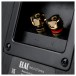 ELAC Debut 3.0 B5.3 Bookshelf Speakers, Black - Detail image of binding posts