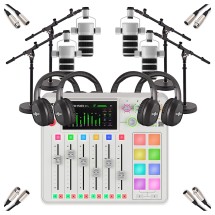 Rode Rodecaster Pro II Quad Bundle, White