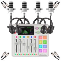 Rode Rodecaster Pro II Quad Bundle, White