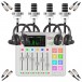 Rode Rodecaster Pro II Quad Bundle, White