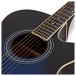 Single Cutaway Electro Acoustic Guitar by Gear4music, Blue