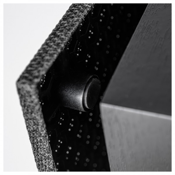 ELAC Debut 3.0, Black - detail image of rear of magnetic grille
