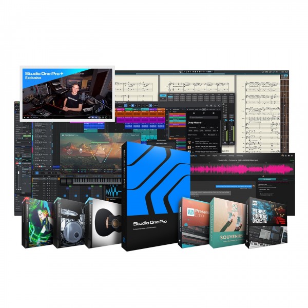 PreSonus Studio One Pro 7 Perpetual with 12 Months Studio One Pro