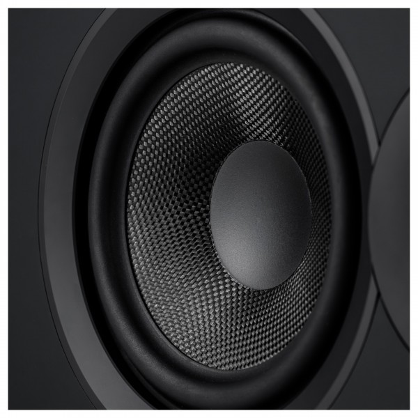 ELAC Debut 3.0 C5.3 Centre Speaker, Black - Detail Image of Woofer