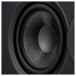 ELAC Debut 3.0 C5.3 Centre Speaker, Black - Detail Image of Woofer