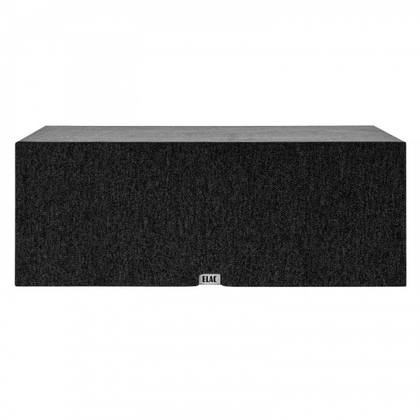 ELAC Debut 3.0 C6.3 Centre Speaker, Black Front with Magnetic Grille Attached