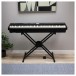 Roland FP-E50 Entertainment Piano x-frame stand