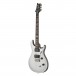 PRS SE CE24 Standard Satin, Metallic Silver - Angled