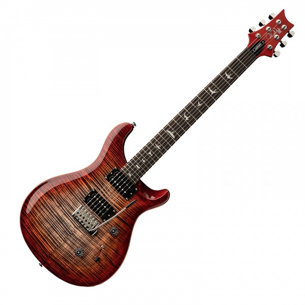 PRS SE Custom 24, Charcoal Cherry Burst - Front