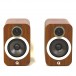 Q Acoustics Q 3030i Bookshelf Speakers (Pair), English Walnut - Secondhand