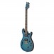 PRS SE Custom 24 Semi-Hollow Piezo, Lake Blue - Angled