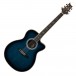 PRS SE Angelus AE60E Electro-Acoustic, Cobalt Blue Burst - Front