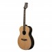 PRS SE T60E Tonare Electro-Acoustic, Natural - Angled