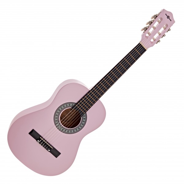 Junior 1/2 Classical Guitar by Gear4music, Pink