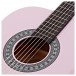 3/4 Classical Guitar, Pink, by Gear4music