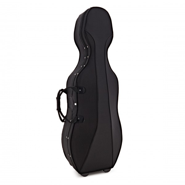 Lightweight 3/4 Cello Case by Gear4music, Black