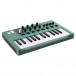 Minilab MKIIII MIDI Keyboard, Mint Green - Angled 2