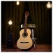 Hartwood Artisan Mahogany Classical Guitar, Natural