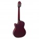 Ortega RCE138-T4STR Electro Nylon String, Stained Red- Back