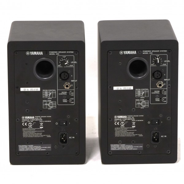 Yamaha HS5 Active Studio Monitors, Pair - Secondhand